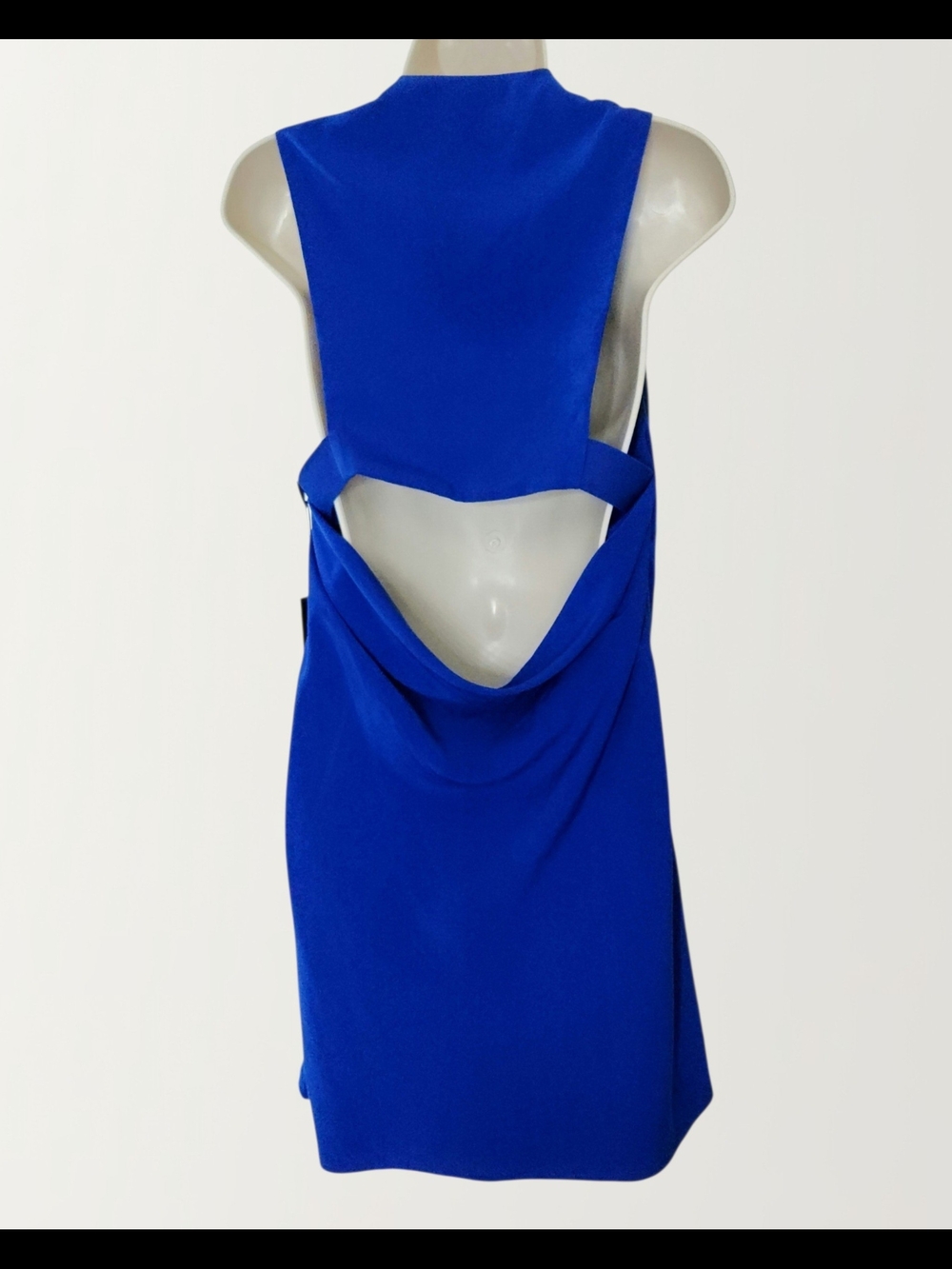 Lulus Women's Royal Blue Open Back Shift Mini Dress Size L - Picture 8 of 10